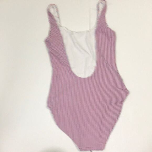 NWT ONIA KELLY ONE PIECE STRIPE PIQUE Size M - Picture 7 of 8